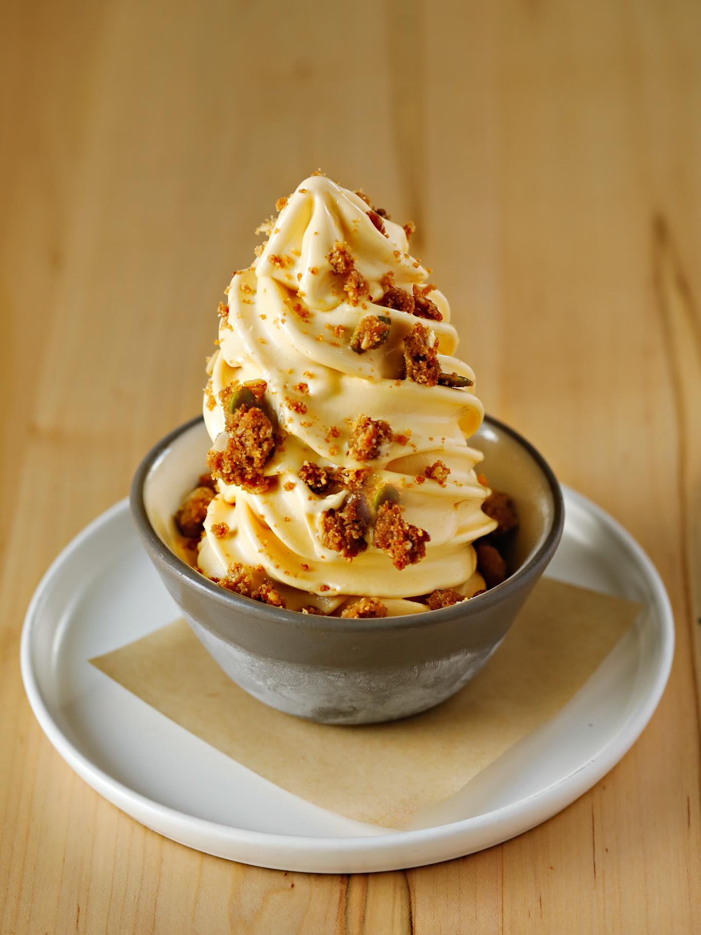Soft-serve dessert at Brodeto