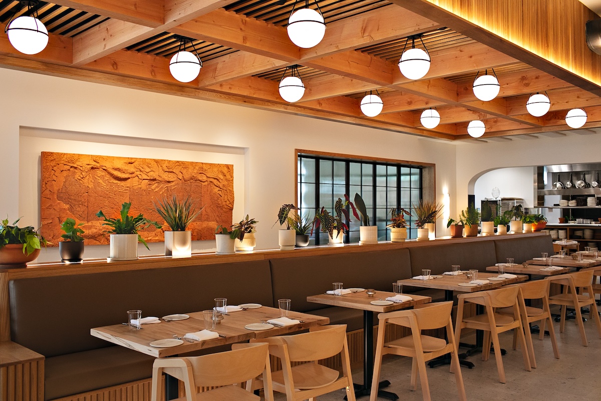 Brodeto dining room interior in Raleigh, NC